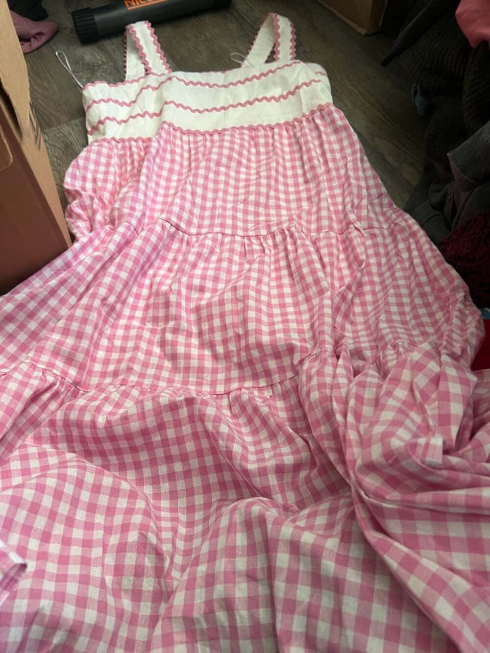 Petal and Pup Rebecca Contrast Midi Dress size XL - Picture 2 of 12